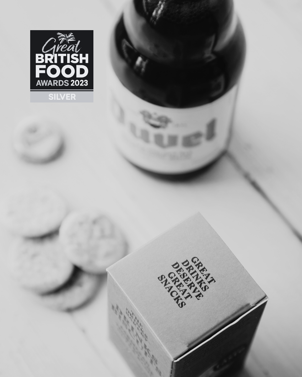 Awarded Silver at the Great British Food Awards 2023, The Drinks Bakery Drinks Biscuits Italian Cheese & Sweet Basil were described as 